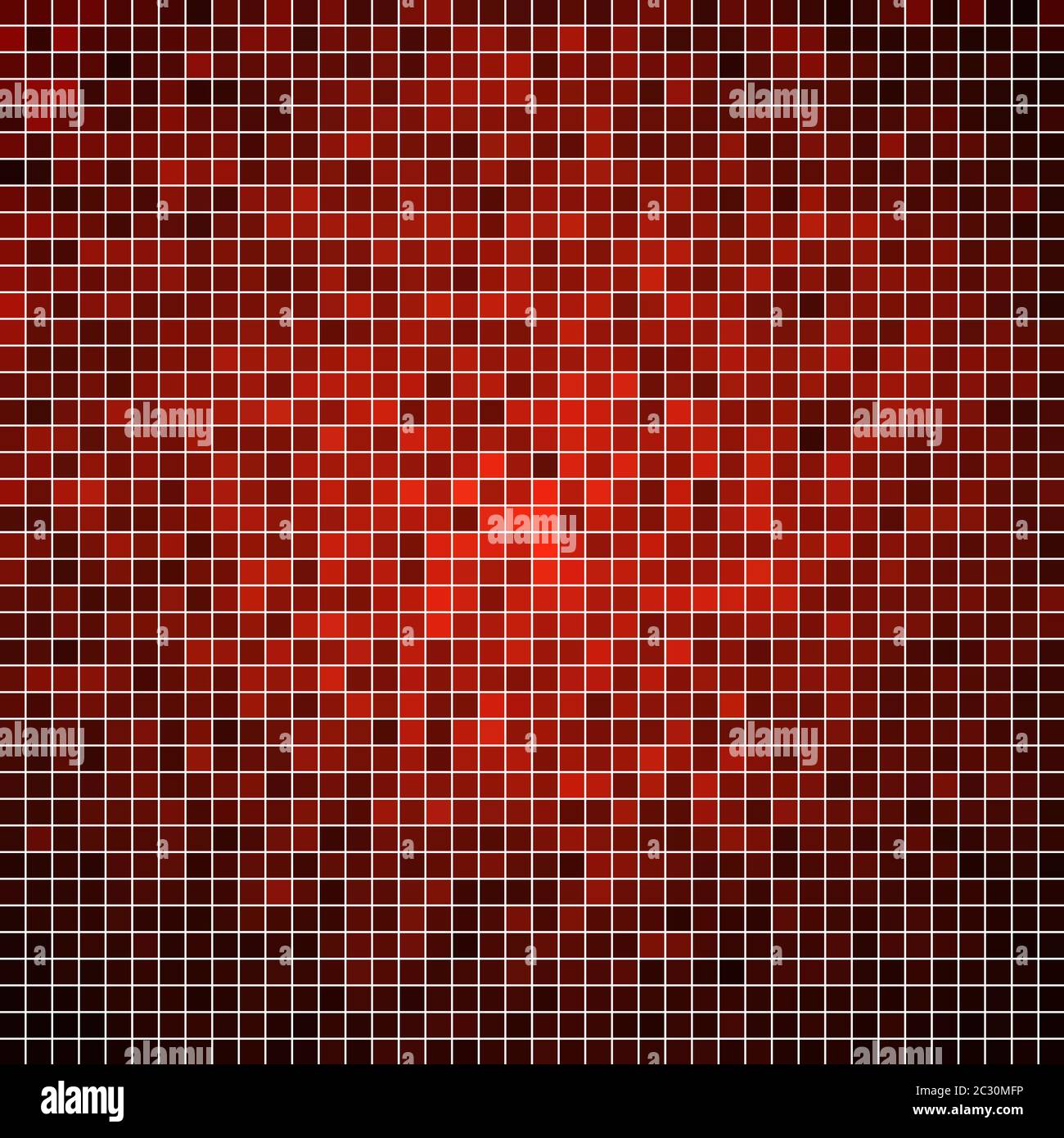 abstract square pixel mosaic background - red Stock Photo - Alamy