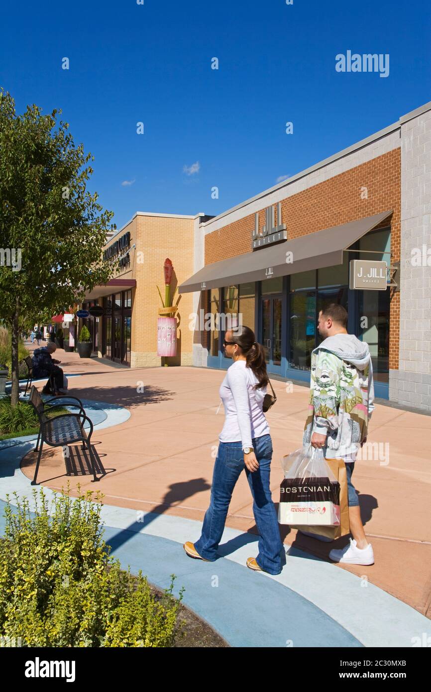 The Walk Outlet Shopping Mall, Atlantic City, New Jersey, USA Stock