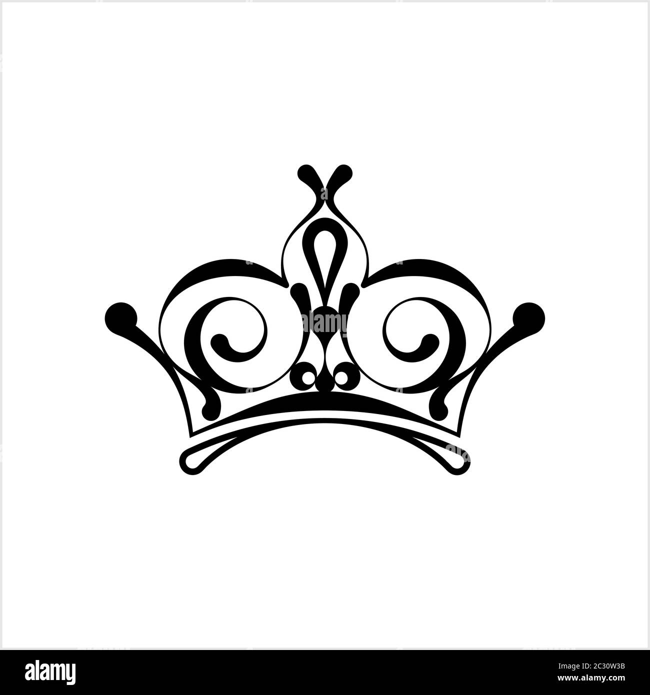 Crown Icon, Crown Vector Art Illustration Stock Vector Image & Art - Alamy