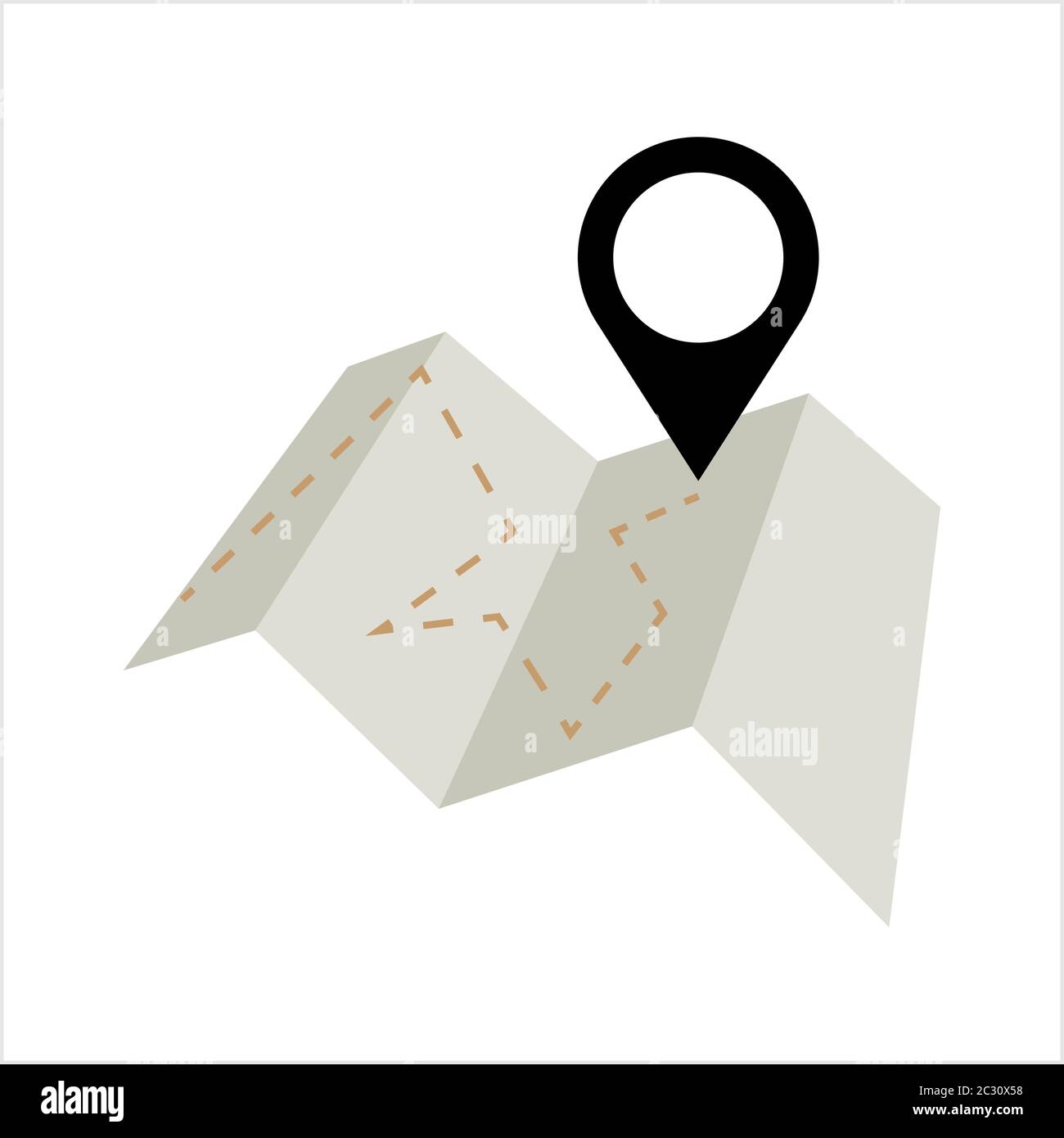 Location Pin Icon Vector Art Illustration Stock Vector Image & Art - Alamy
