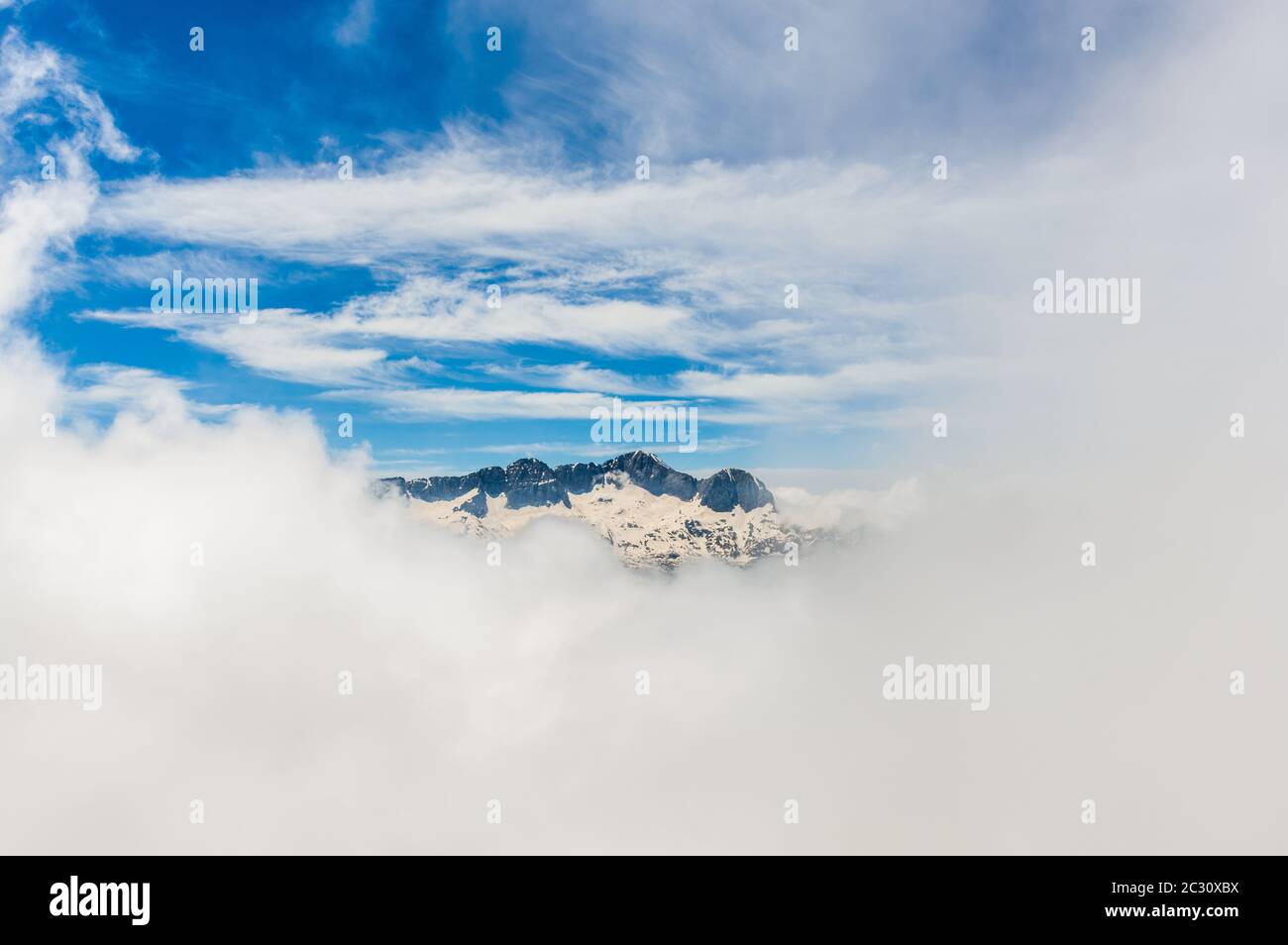 The peaks of Kanin Mountains (Italian Alps, 2500 meters a.s.l