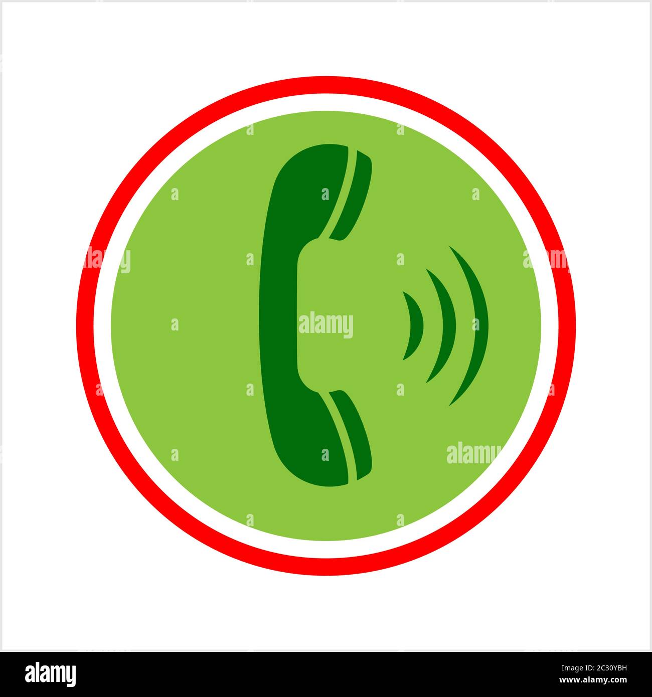 Telephone Receiver Icon Vector Art Illustration Stock Vector Image
