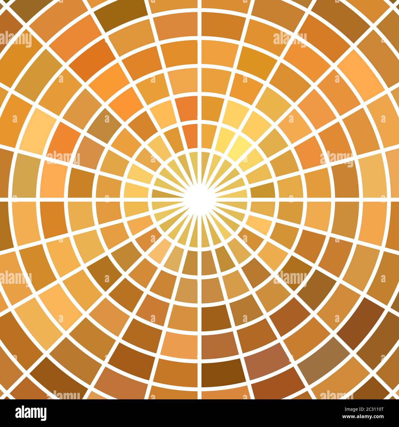abstract stained-glass mosaic background - orange and beige Stock Photo ...