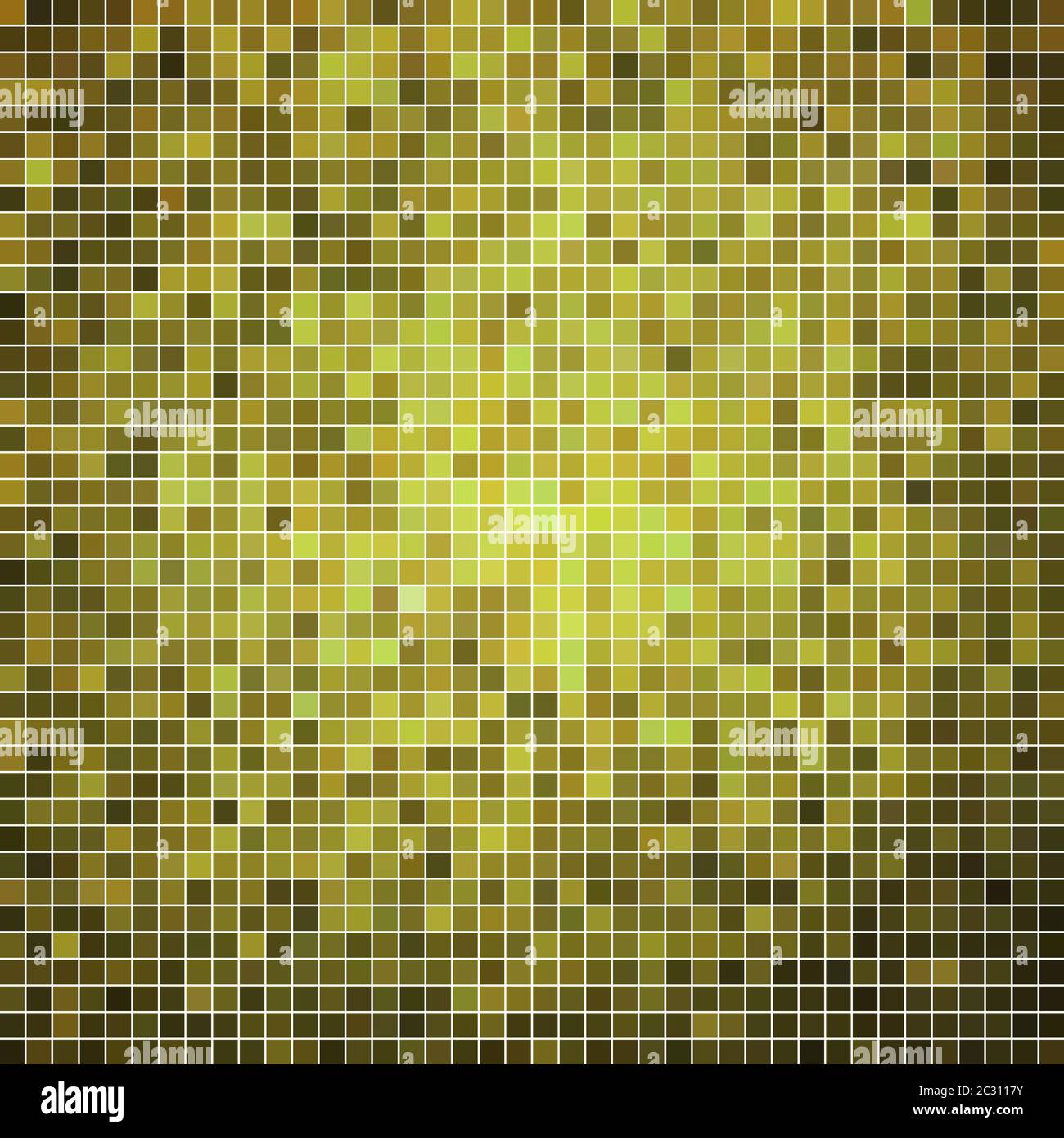 abstract square pixel mosaic background - yellow Stock Photo - Alamy