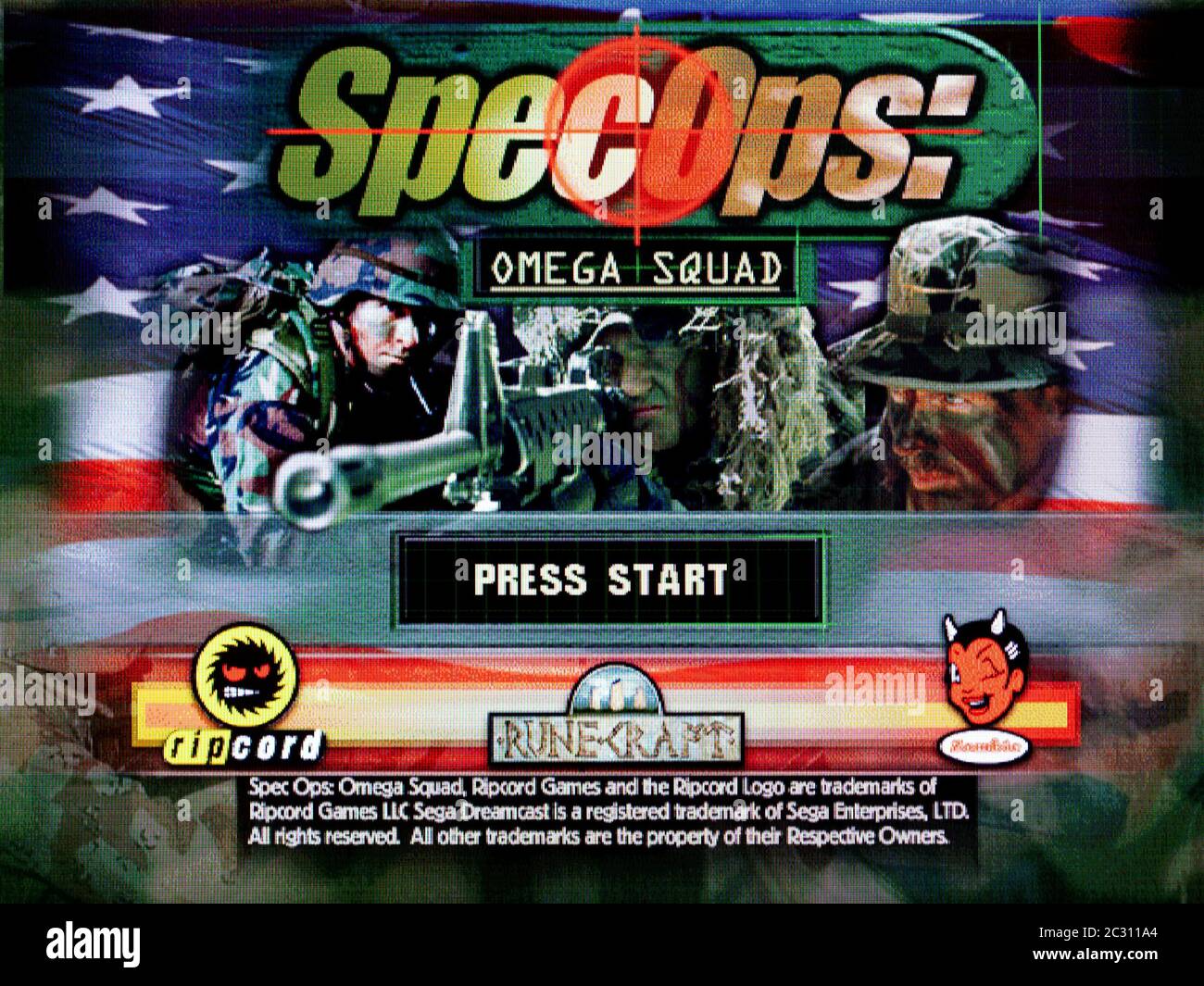 Spec Ops Omega Squad - Sega Dreamcast Videogame - Editorial use only Stock Photo