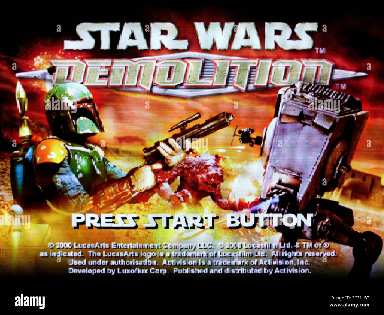 Star Wars Demolition - Sega Dreamcast Videogame - Editorial use only Stock Photo