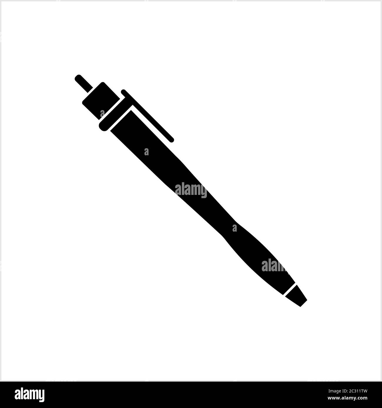 Pen Icon, Creative Design Vector Art Illustration Stock Vector Image ...