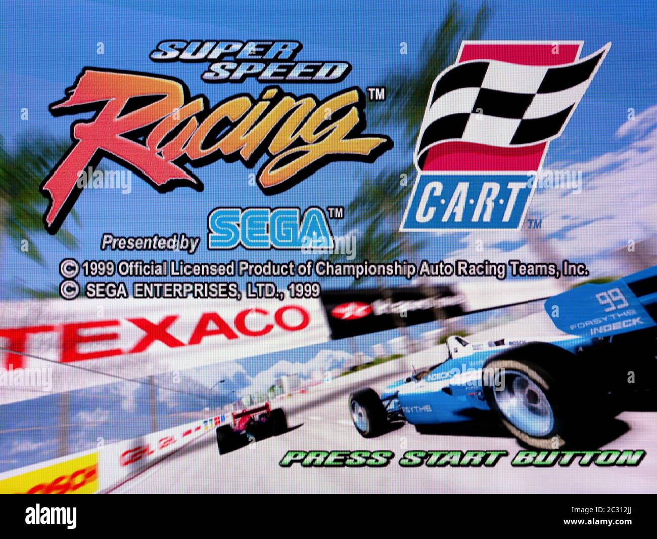 Super Speed Racing - Sega Dreamcast Videogame - Editorial use only Stock Photo