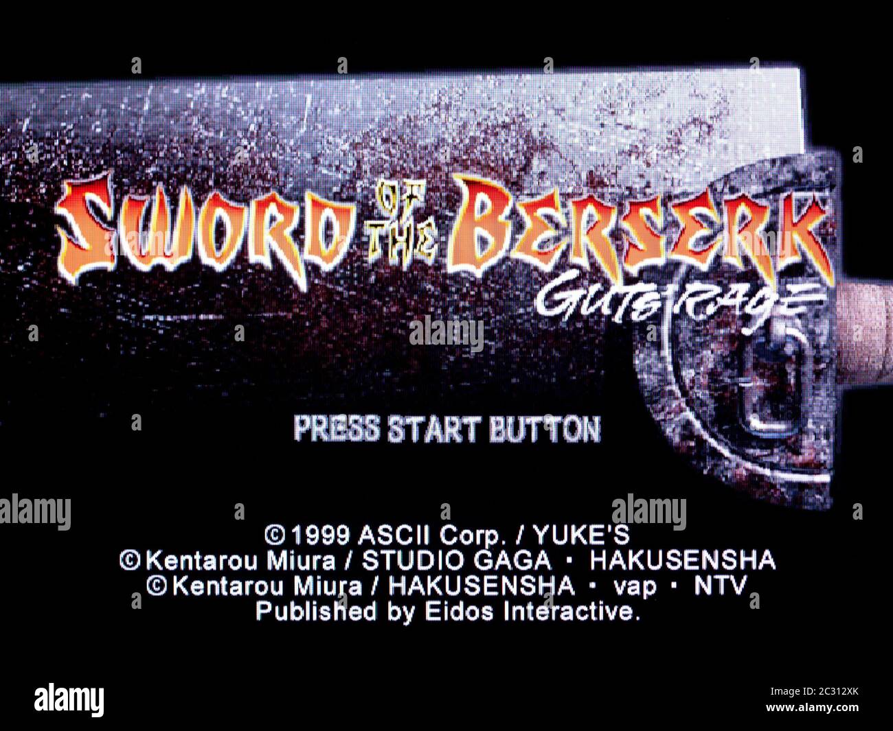 Sword of the Berzerk Guts Rage - Sega Dreamcast Videogame - Editorial use only Stock Photo