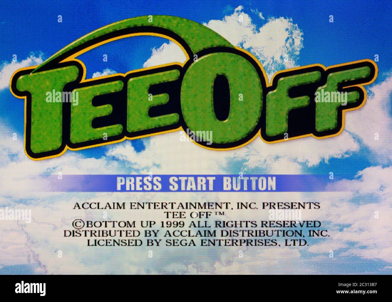 Tee Off - Sega Dreamcast Videogame - Editorial use only Stock Photo