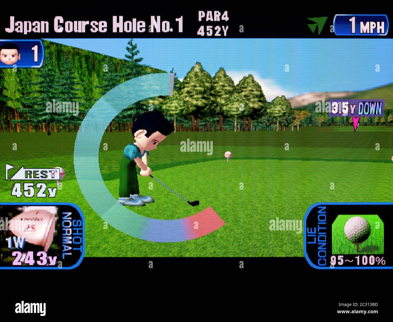 Tee Off - Sega Dreamcast Videogame - Editorial use only Stock Photo