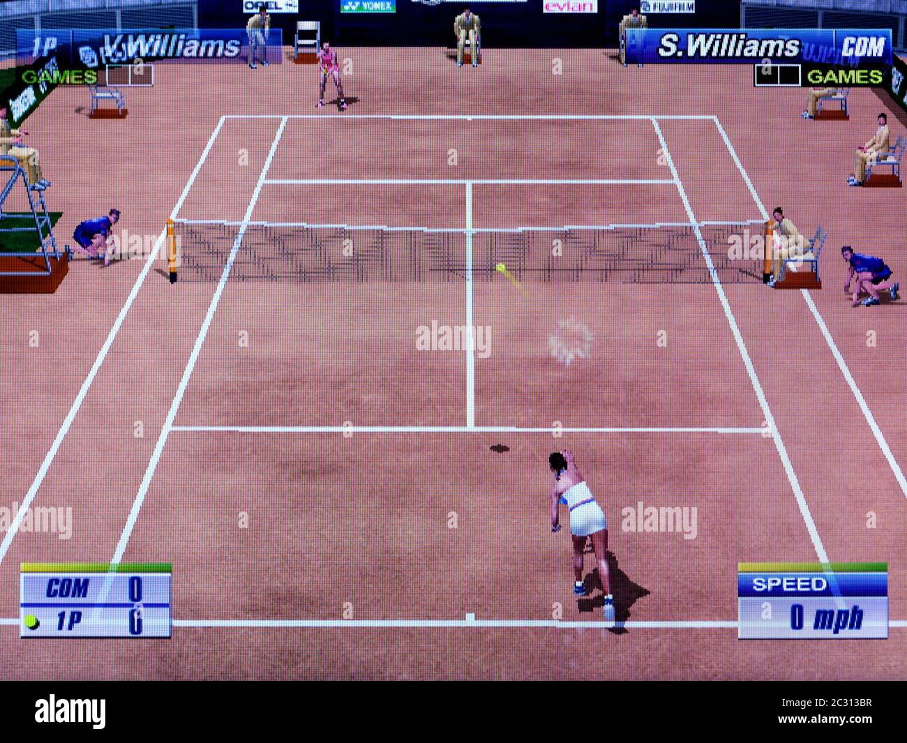 Sega Sports Tennis 2K2 Sega Dreamcast Videogame Editorial use only