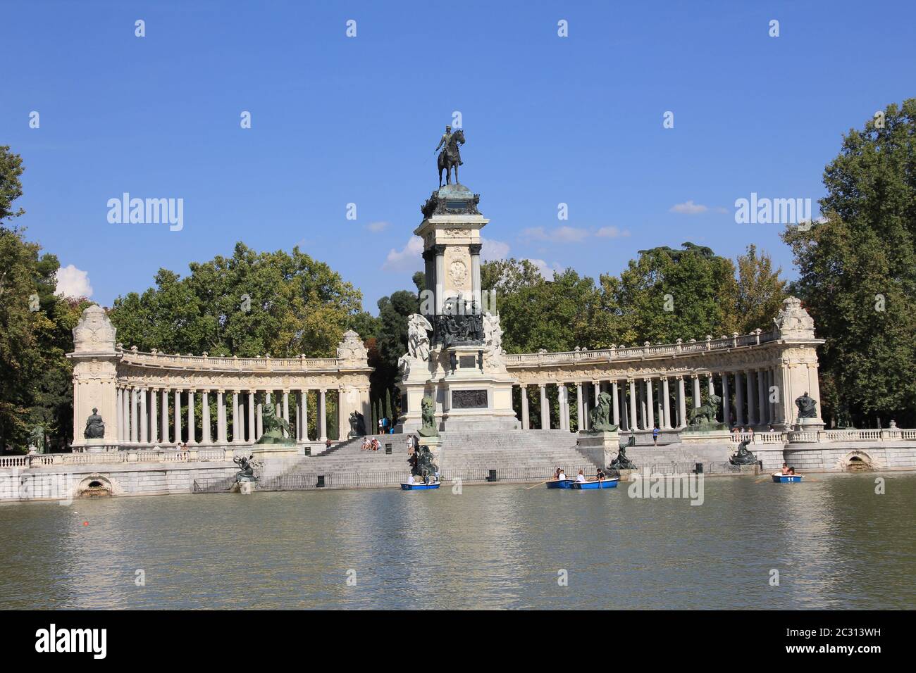 Parque del Buen Retiro, Madrid Stock Photo Alamy