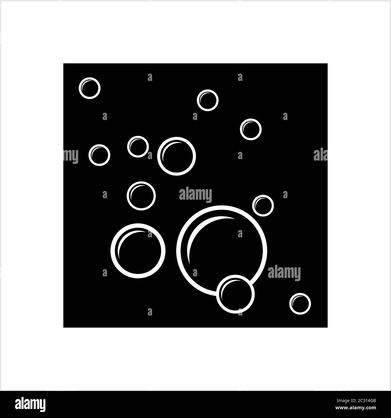 Bubble Icon Collection Design Vector Art Illustration Stock Vector ...