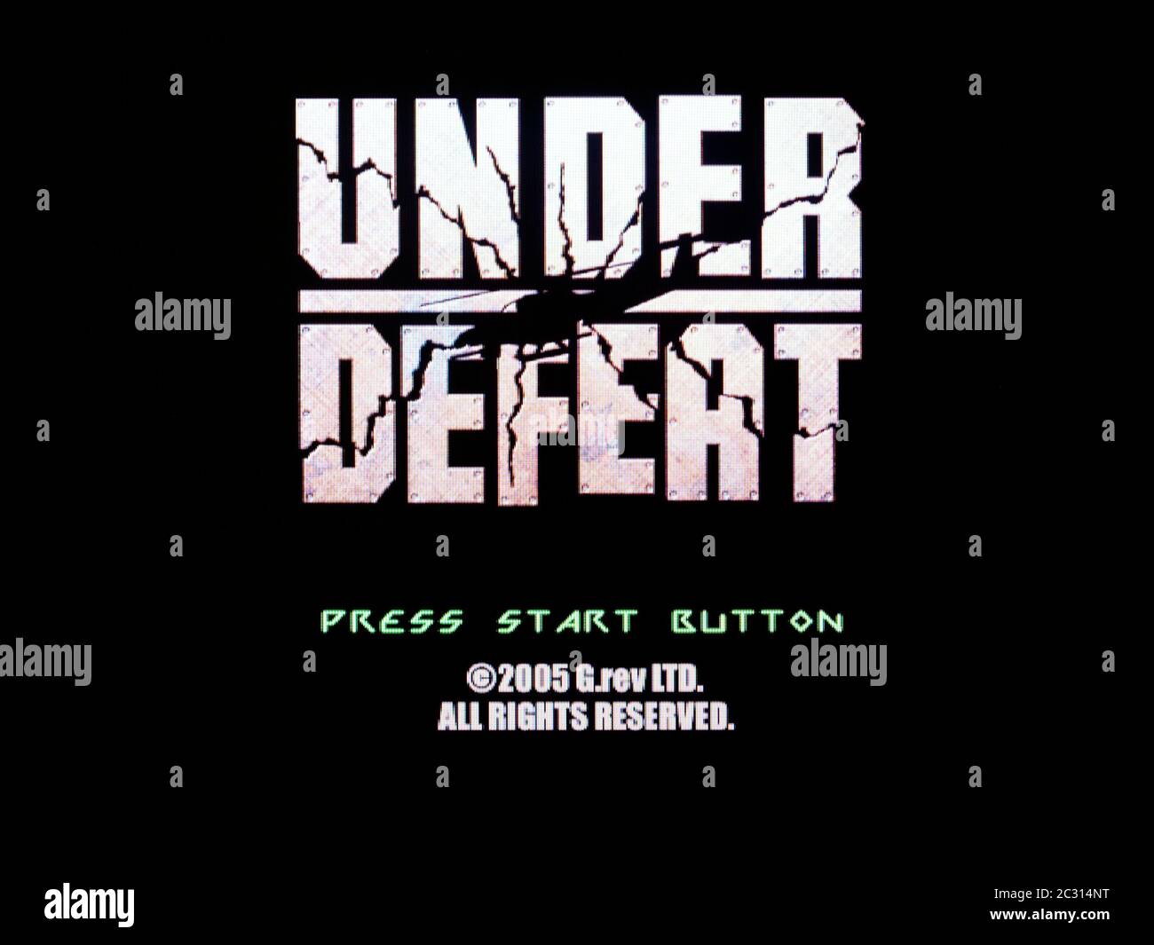 Under Defeat - Sega Dreamcast Videogame - Editorial use only Stock Photo