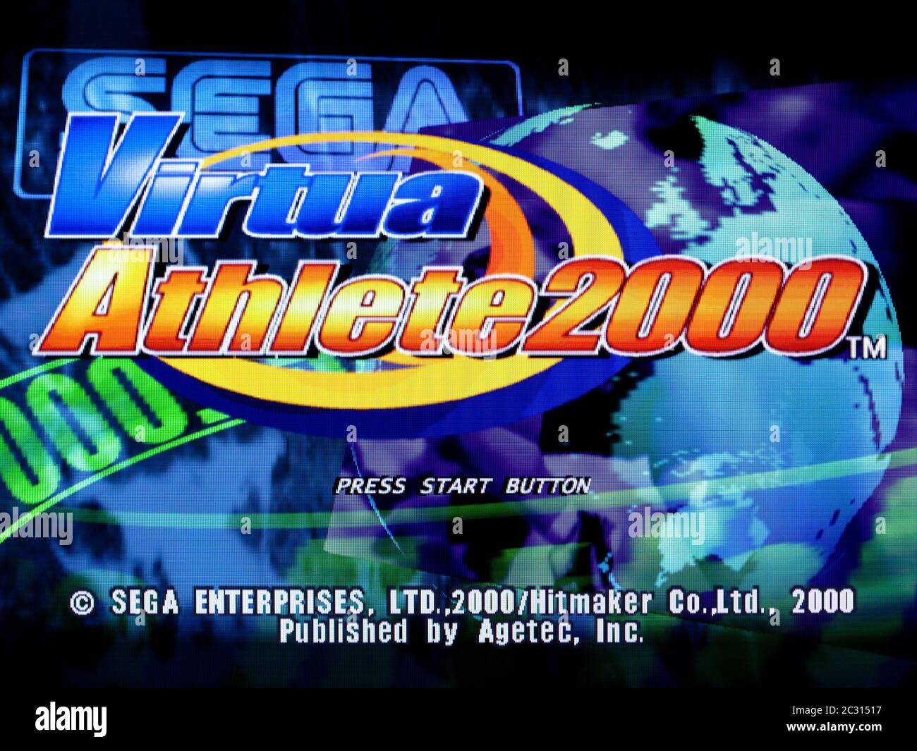 Virtua Athelete 2000 - Sega Dreamcast Videogame - Editorial use only Stock Photo