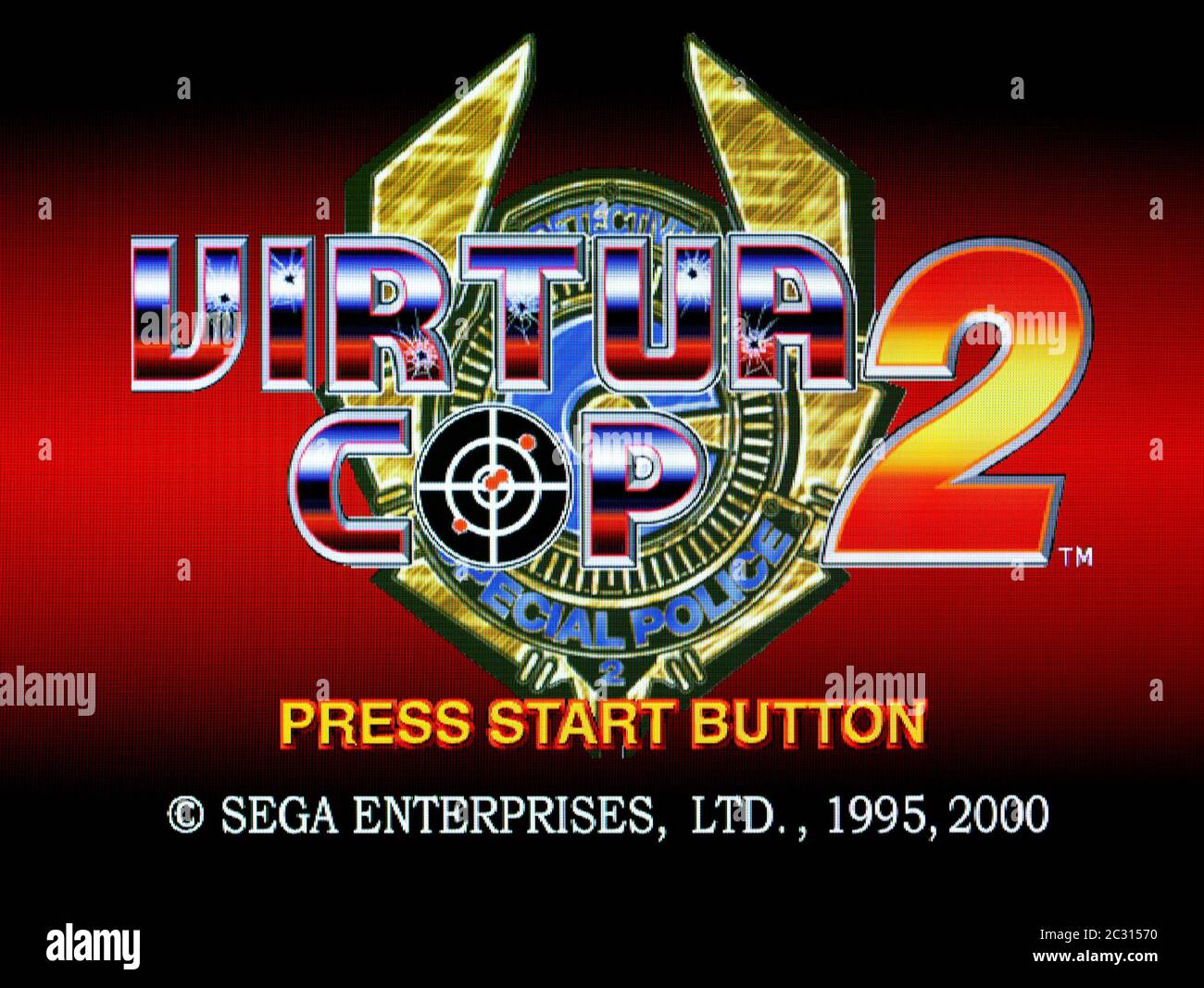 Virtua Cop 2 - Sega Dreamcast Videogame - Editorial use only Stock Photo