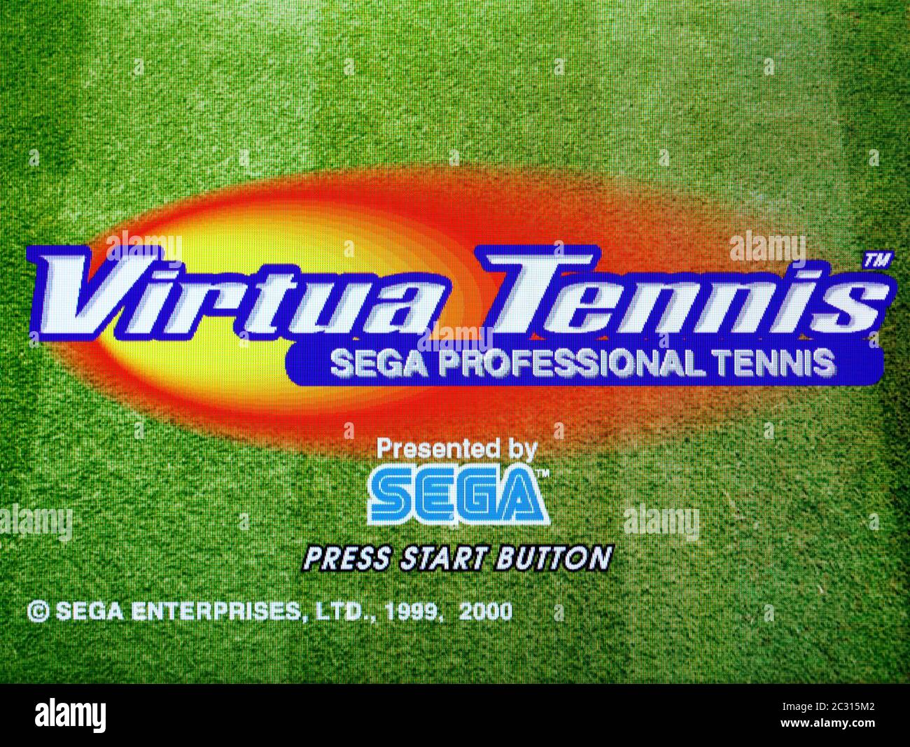 Virtua Tennis - Sega Dreamcast Videogame - Editorial use only Stock Photo