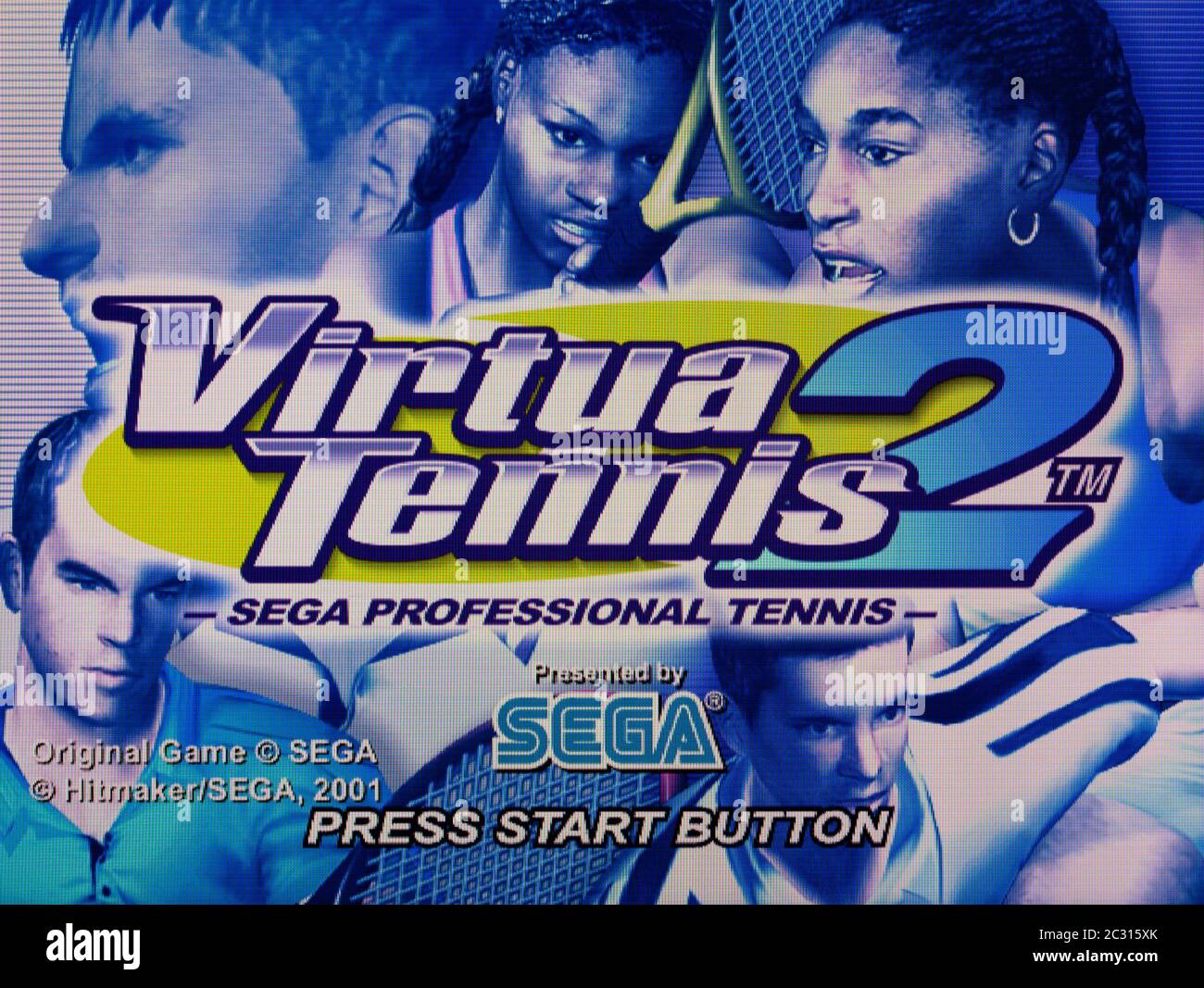 Virtua Tennis 2 - Sega Dreamcast Videogame - Editorial use only Stock Photo
