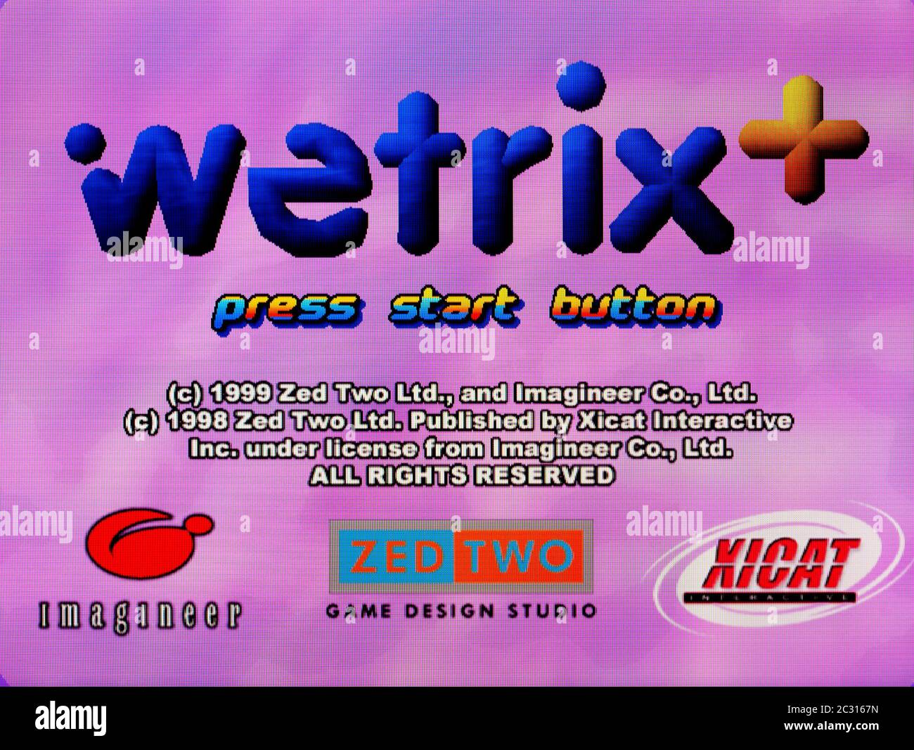 Wetrix - Sega Dreamcast Videogame - Editorial use only Stock Photo