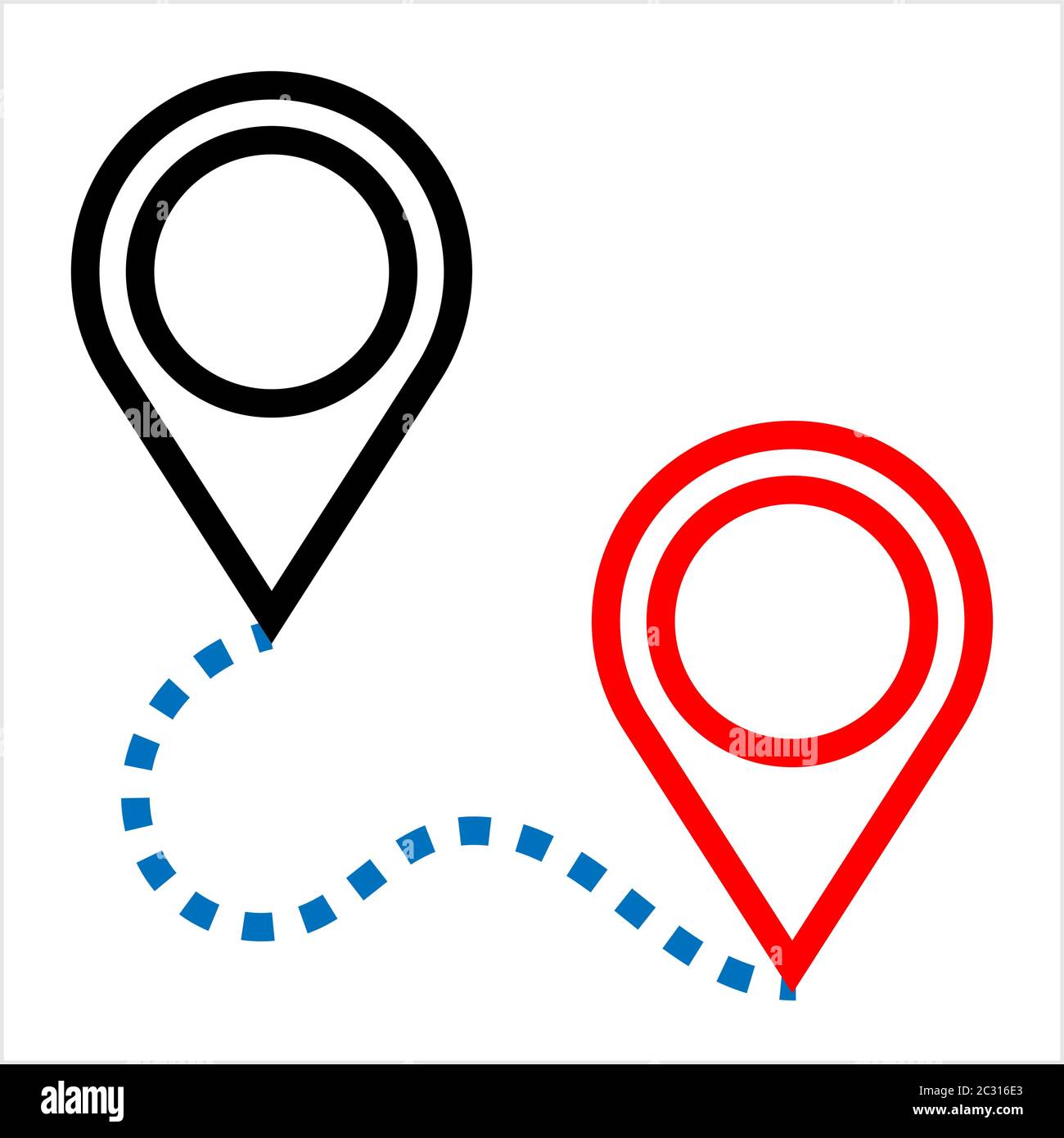 Location Pin Icon Vector Art Illustration Stock Vector Image & Art - Alamy