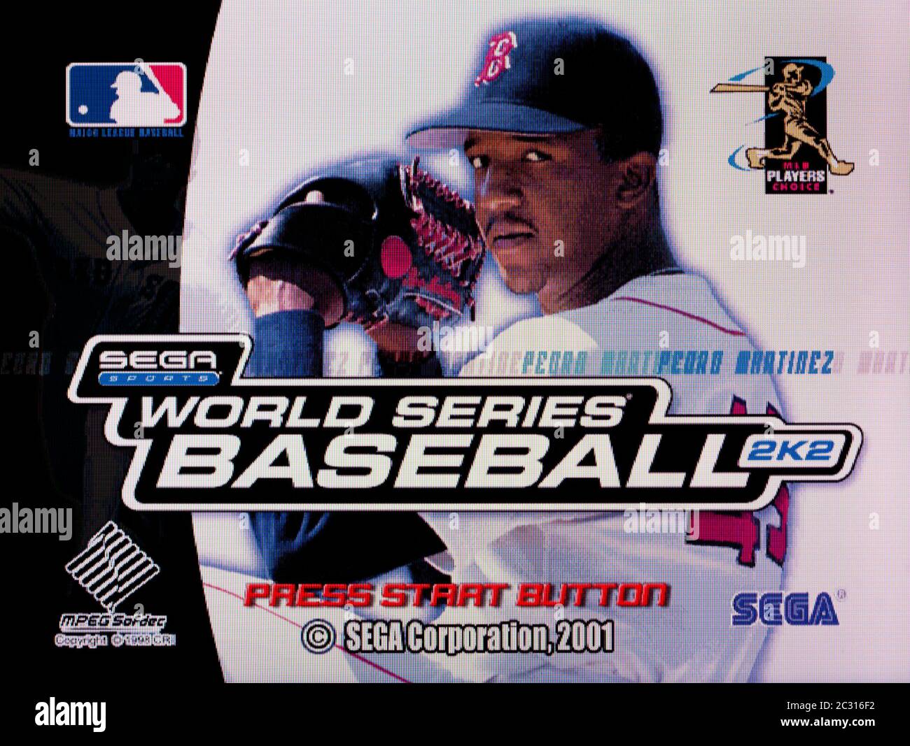 World Series Baseball 2K2 - Sega Dreamcast Videogame - Editorial use only Stock Photo