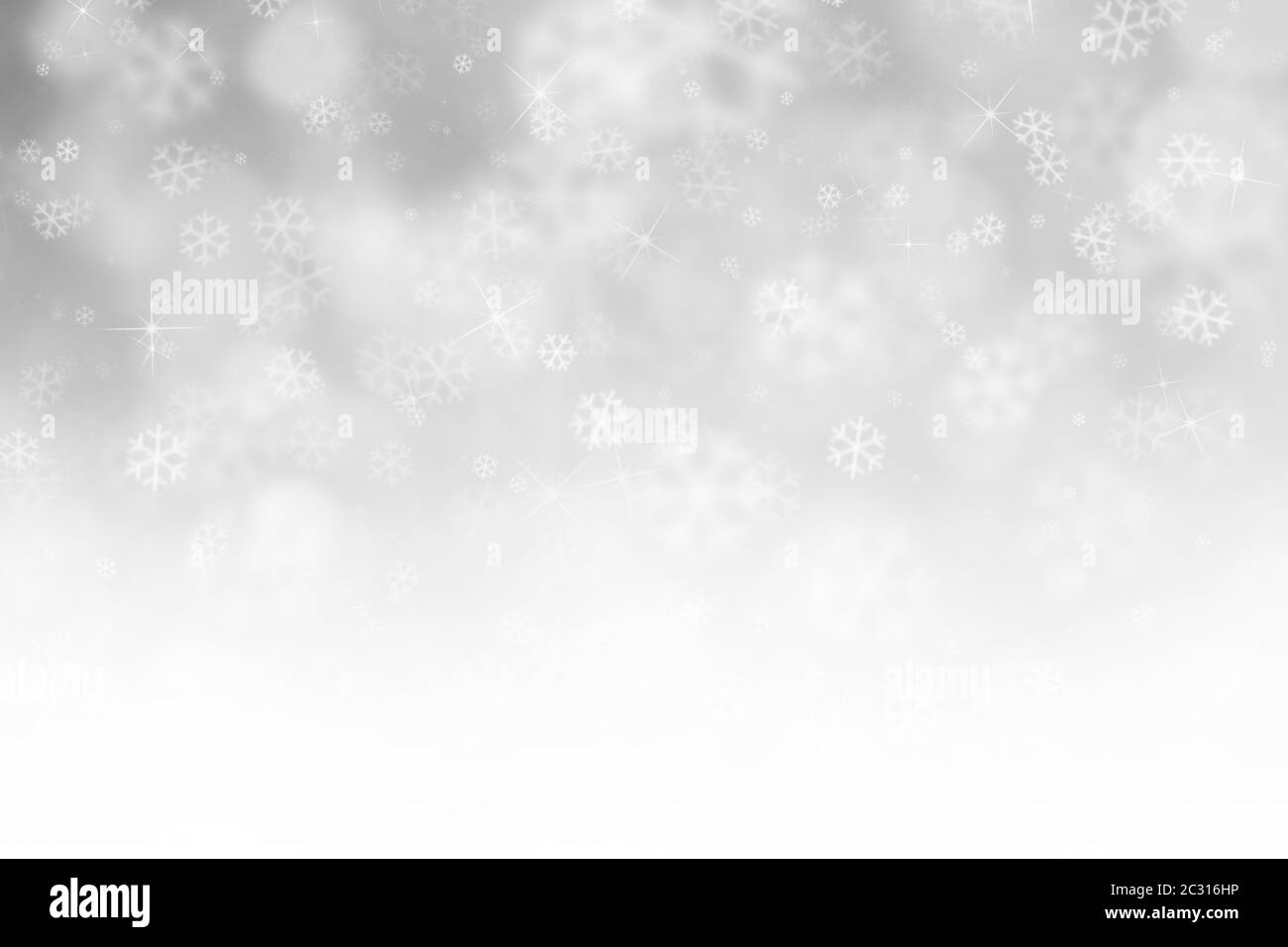 winter background with snow and snowflakes Stock Photo - Alamy