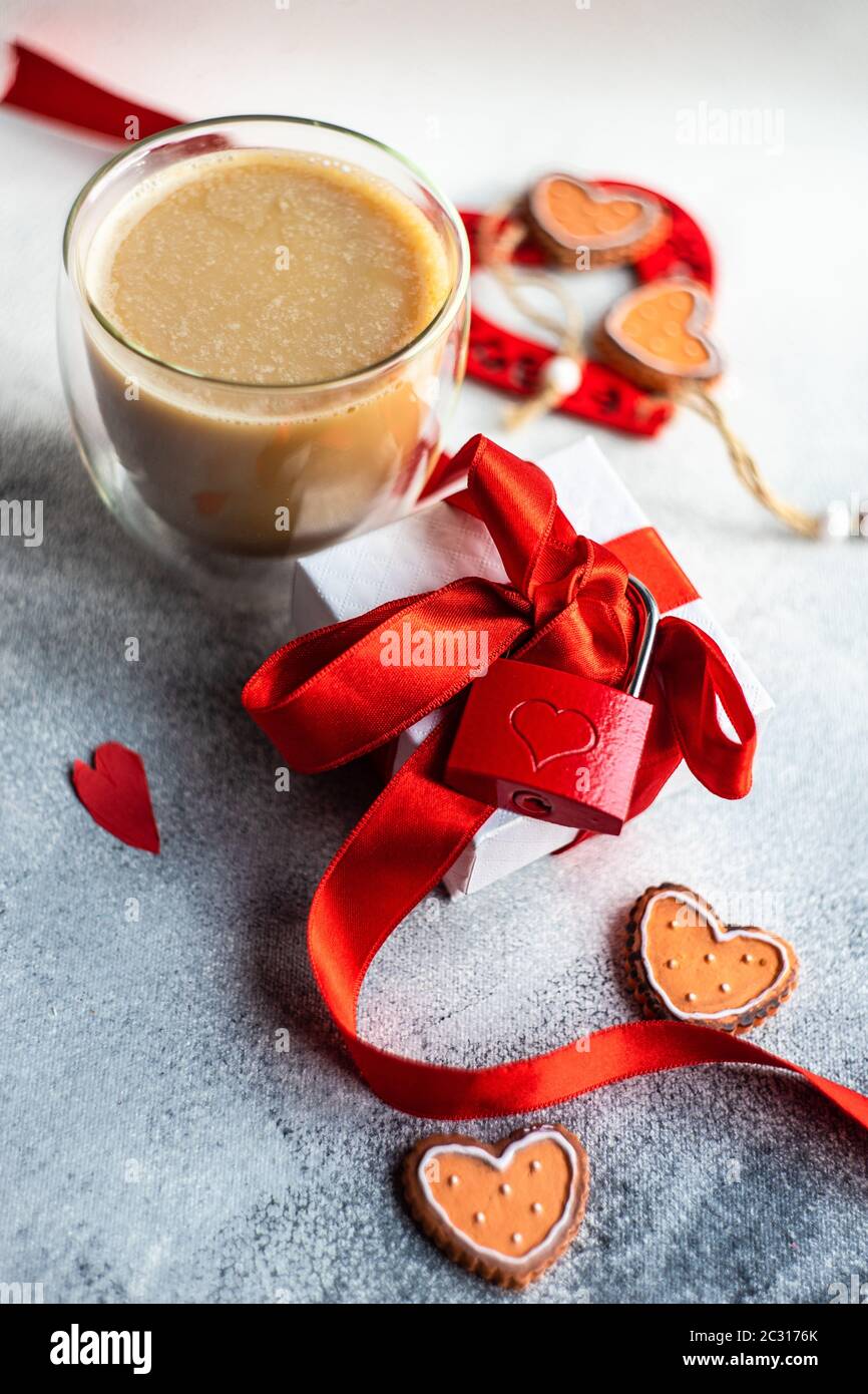 St. Valentine day card concept Stock Photo Alamy