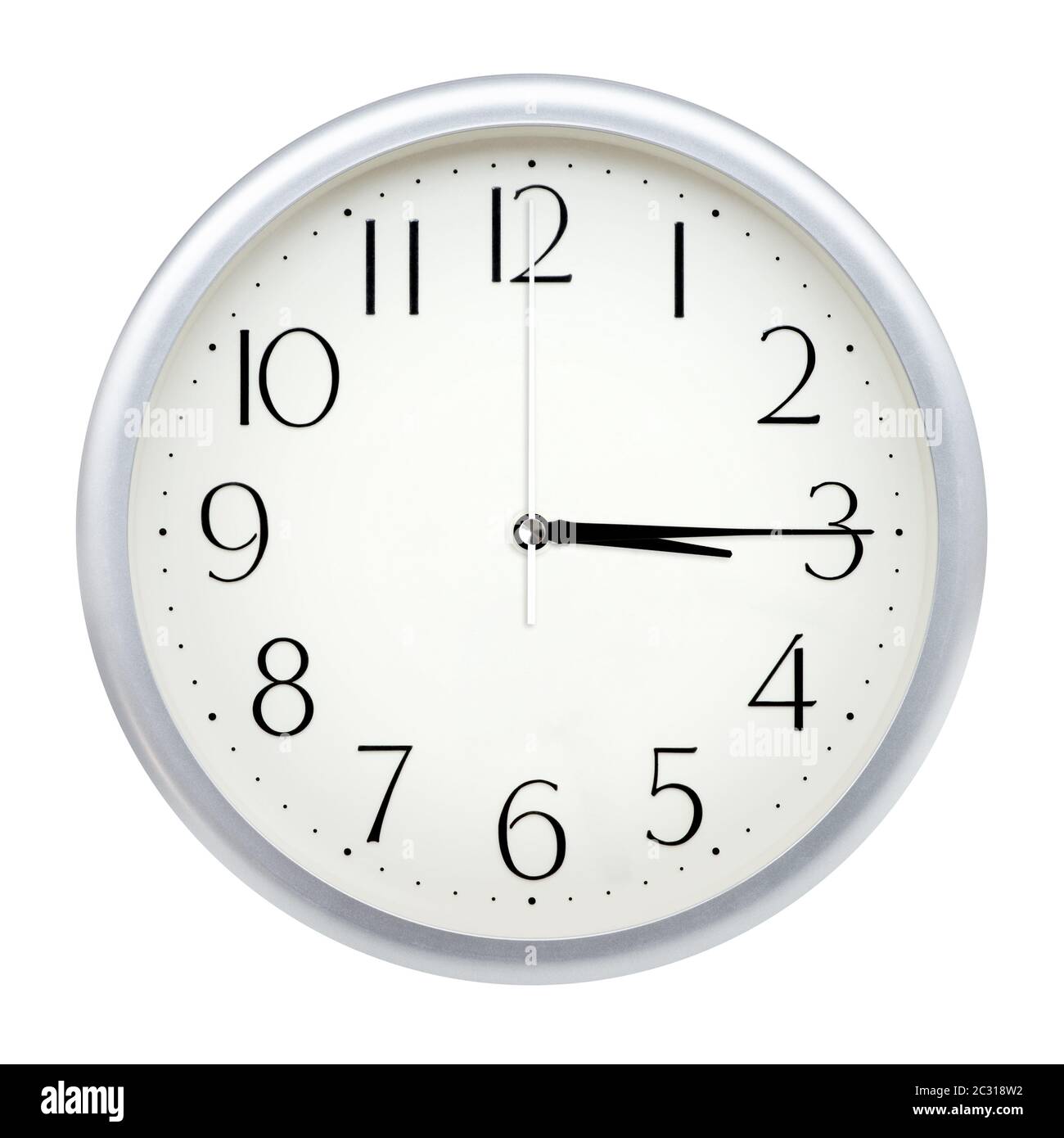 Analog clock with all 3 hands hires stock photography and images Alamy