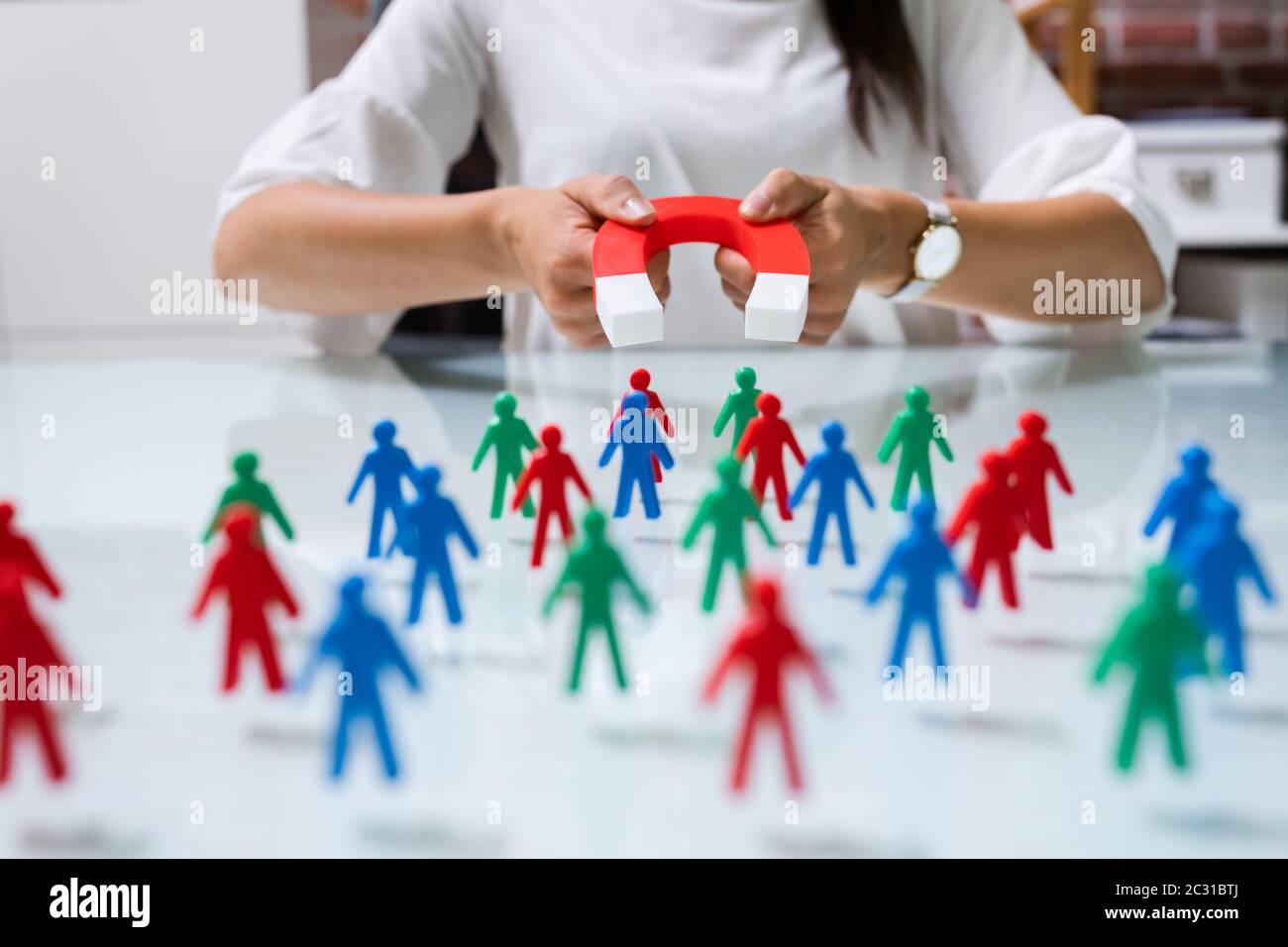 Lead Generation. Attract Customer With Stock Photo Alamy