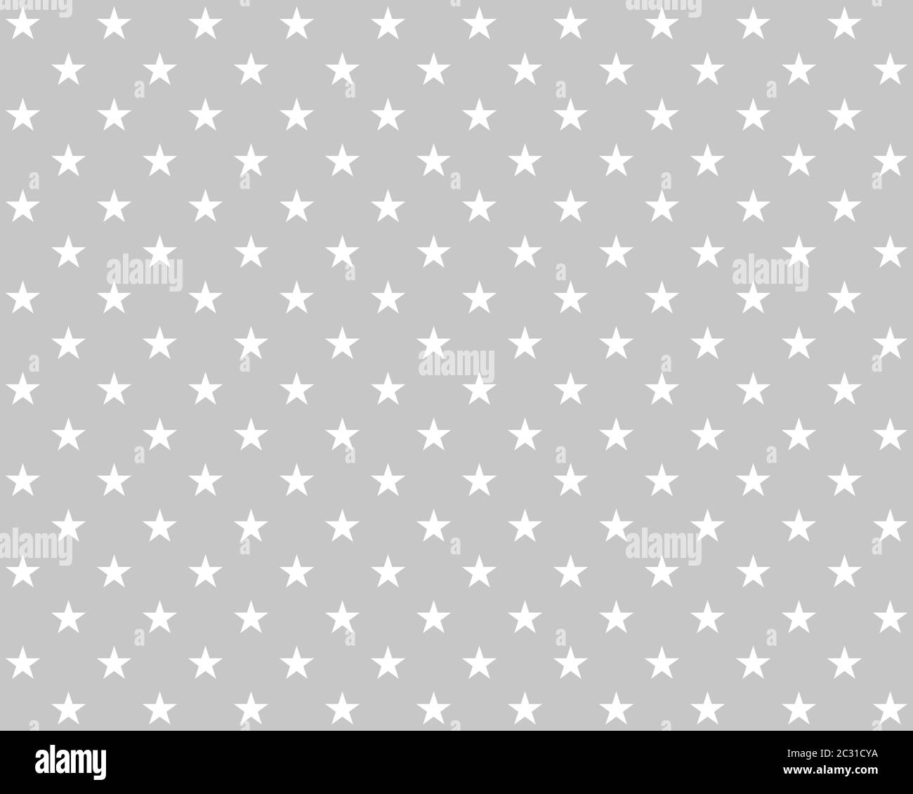 Christmas texture: Seamless white stars on light grey background Stock ...