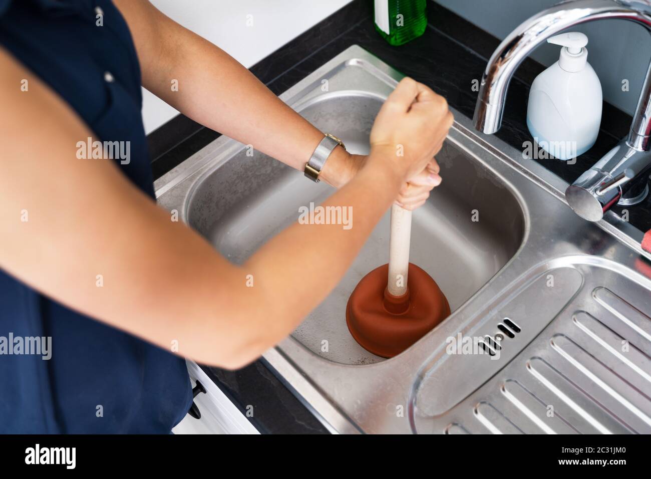 Drain cleaner hires stock photography and images Alamy