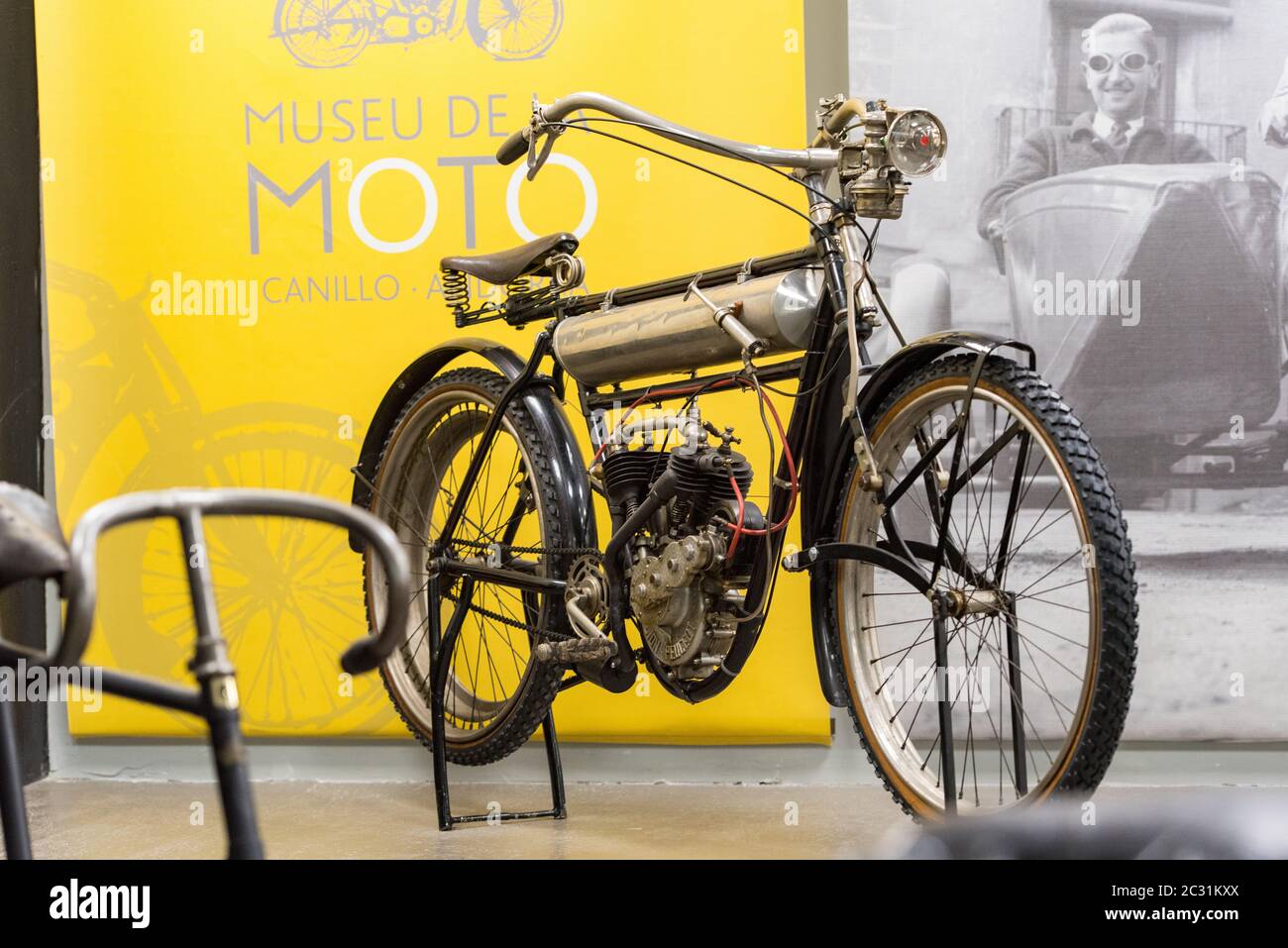 Canillo, Andorra - june 19 2020: Old motorcycles exposed on the Motorcyle  Museum in Canillo, Andorra on June 19, 2020 Stock Photo - Alamy