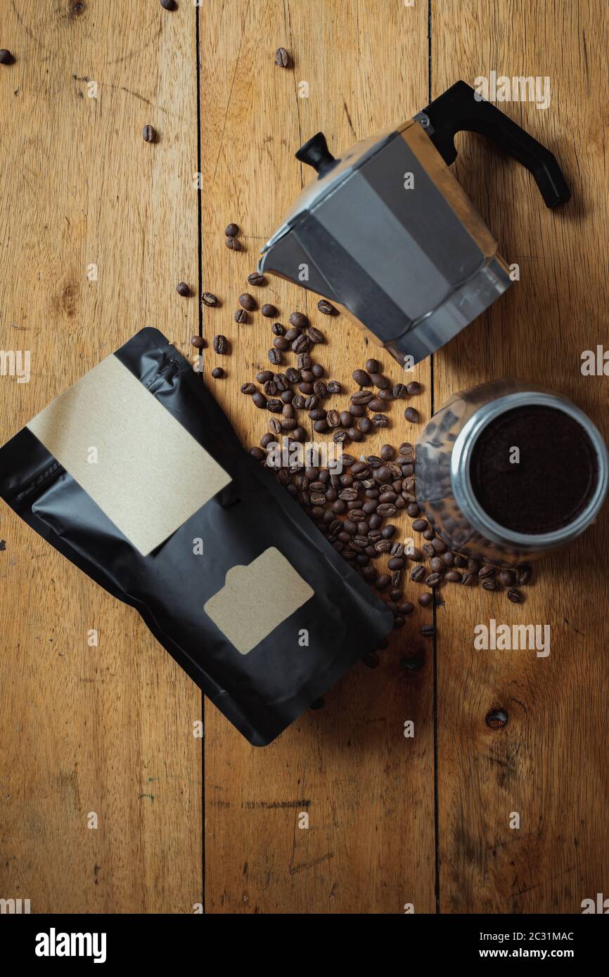 Download Coffee Packaging High Resolution Stock Photography And Images Alamy