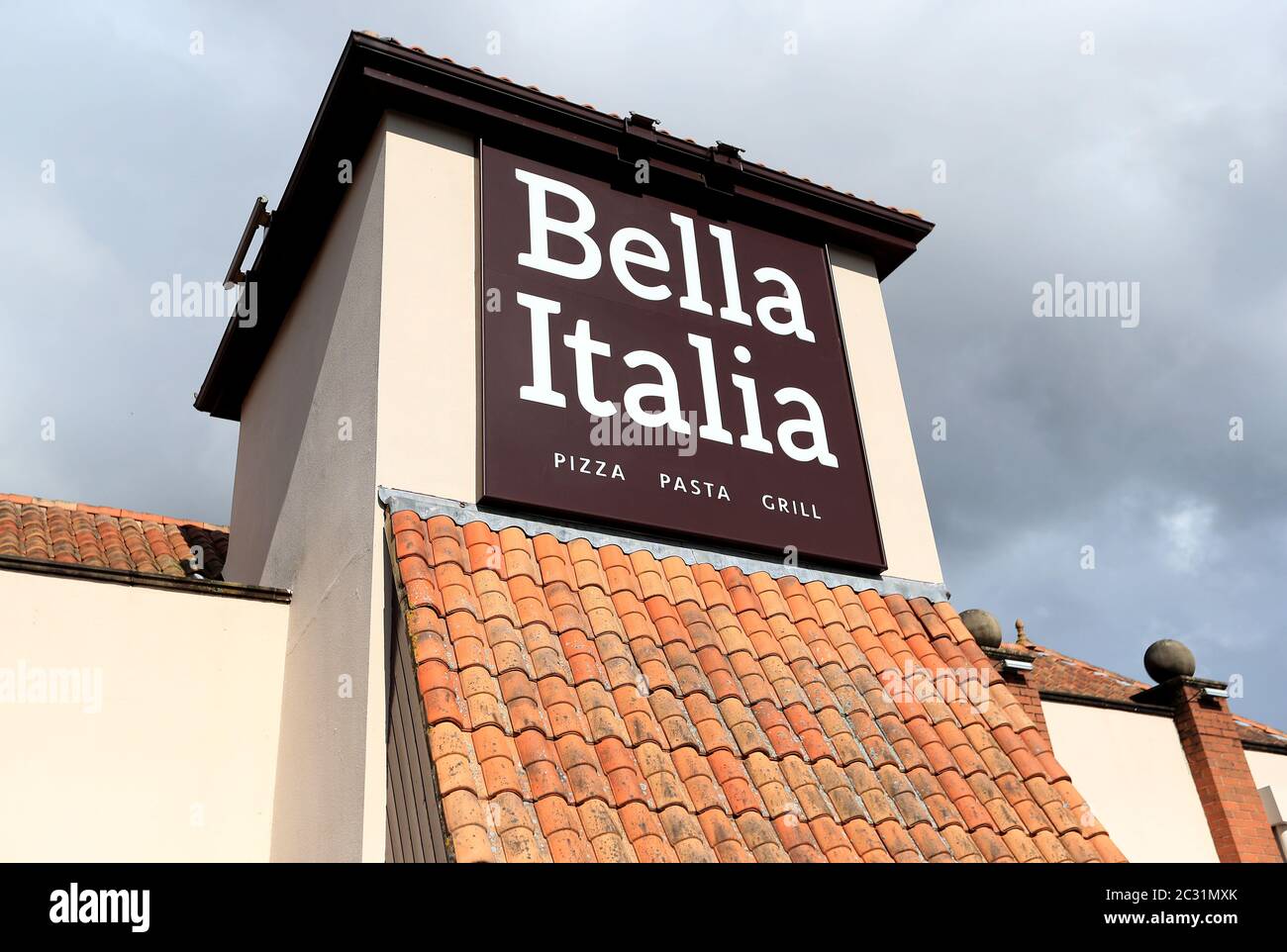 Bella Italia restaurant Stock Photo