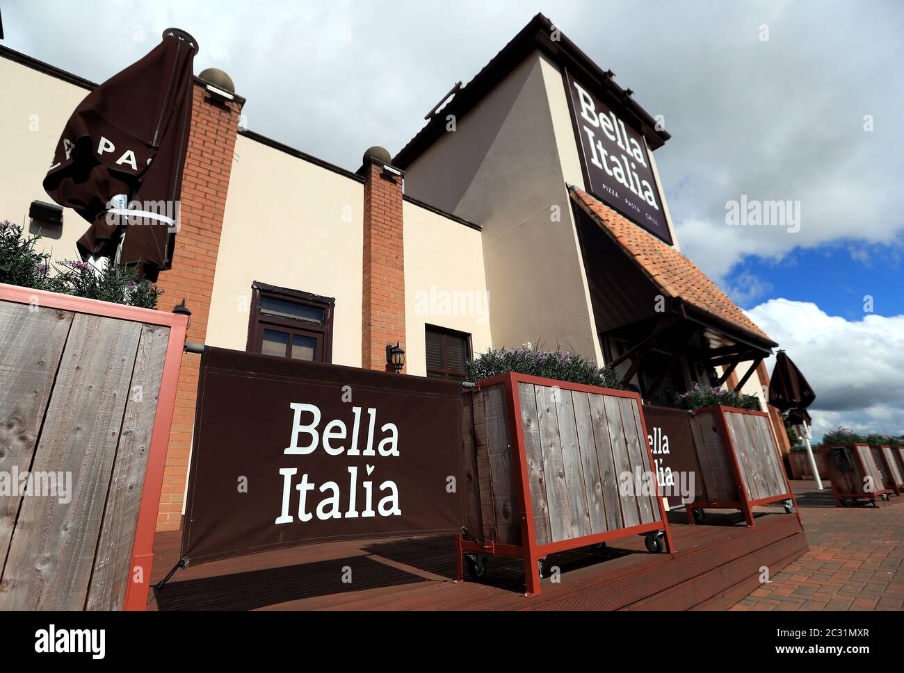 Bella Italia restaurant Stock Photo