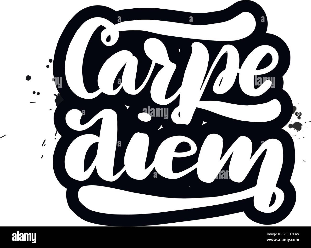 Corporate website design carpe diem Royalty Free Vector