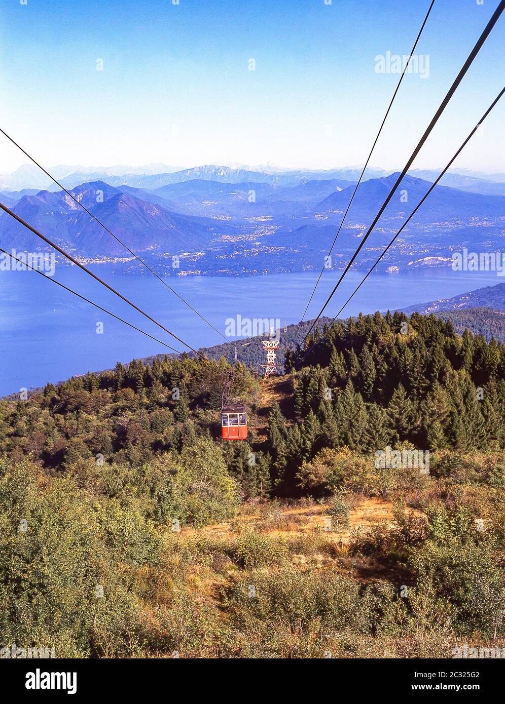 Mount Mottarone Cable Car, Lago (Lake) Maggiore, Province of Verbano