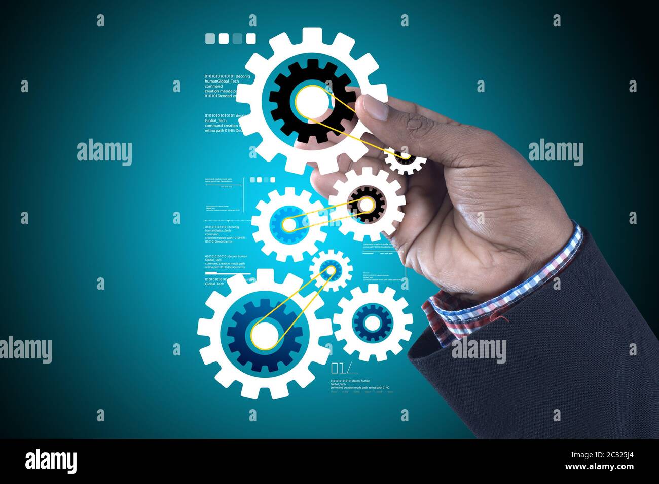 concept of new business idea and technology Stock Photo - Alamy