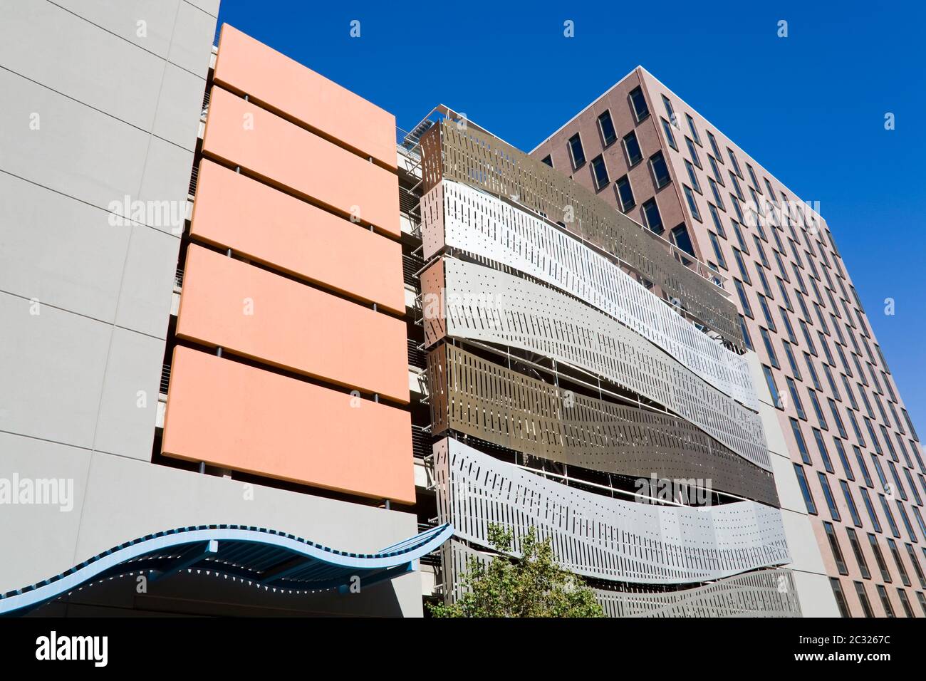 Parking Garage on 5th Street,Albuquerque,New Mexico,USA Stock Photo - Alamy