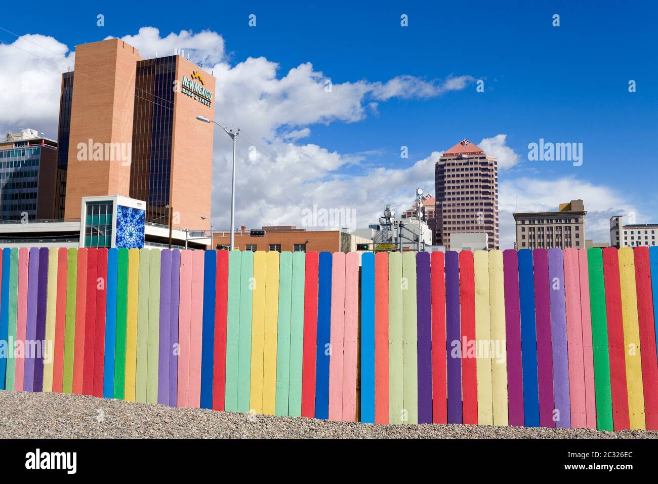 New Mexico Bank & Trust Building,Albuquerque,New Mexico,USA Stock Photo