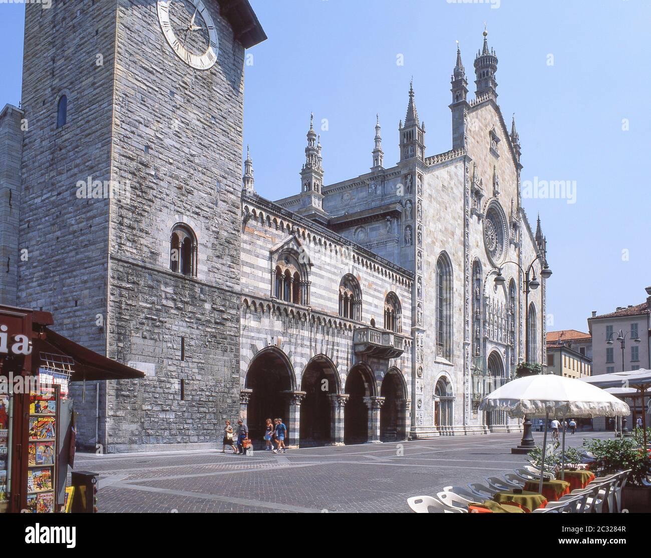 Como Cathedral (Cattedrale di Santa Maria Assunta), Como, Province of Como, Lombardy Region, Italy Stock Photo