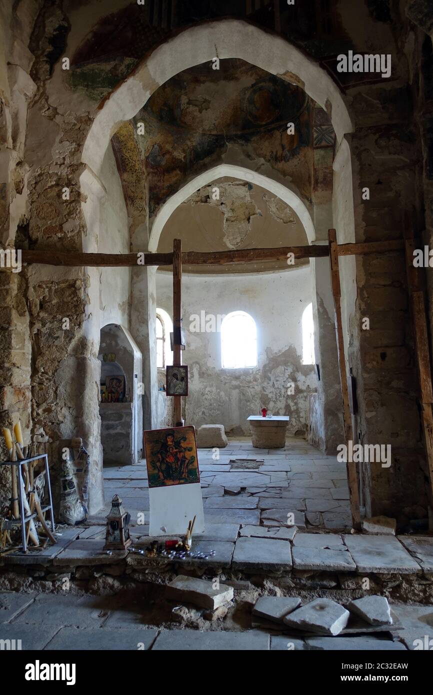 former Panaghia Kanakarya monastery church Stock Photo