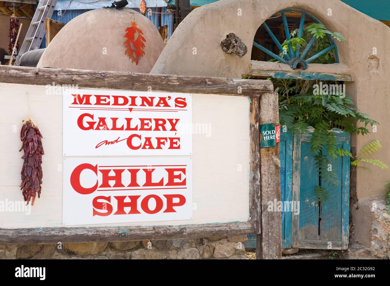 Store & gallery in Chimayo,New Mexico,USA Stock Photo Alamy