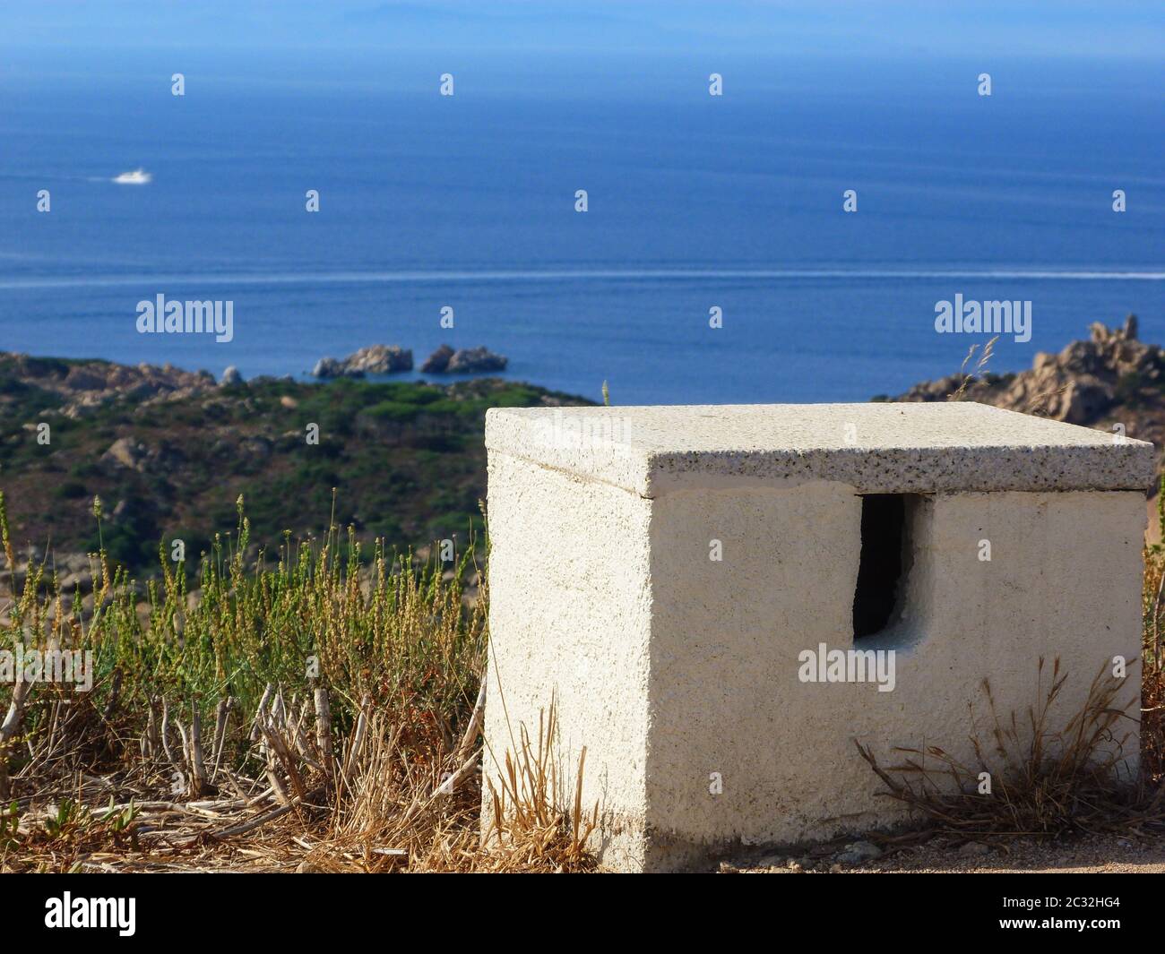 Panoramic views from Caprera, Sardinia Stock Photo