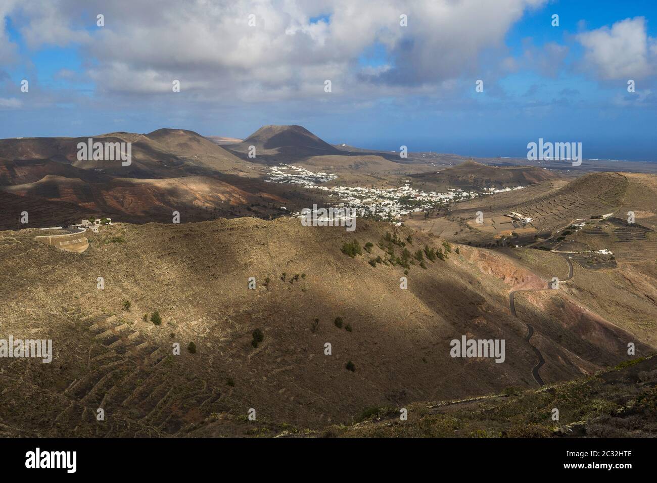 Spain - Canary Islands, Tahiche on Lanzarote - Hometown of Cesar Manrique Stock Photo