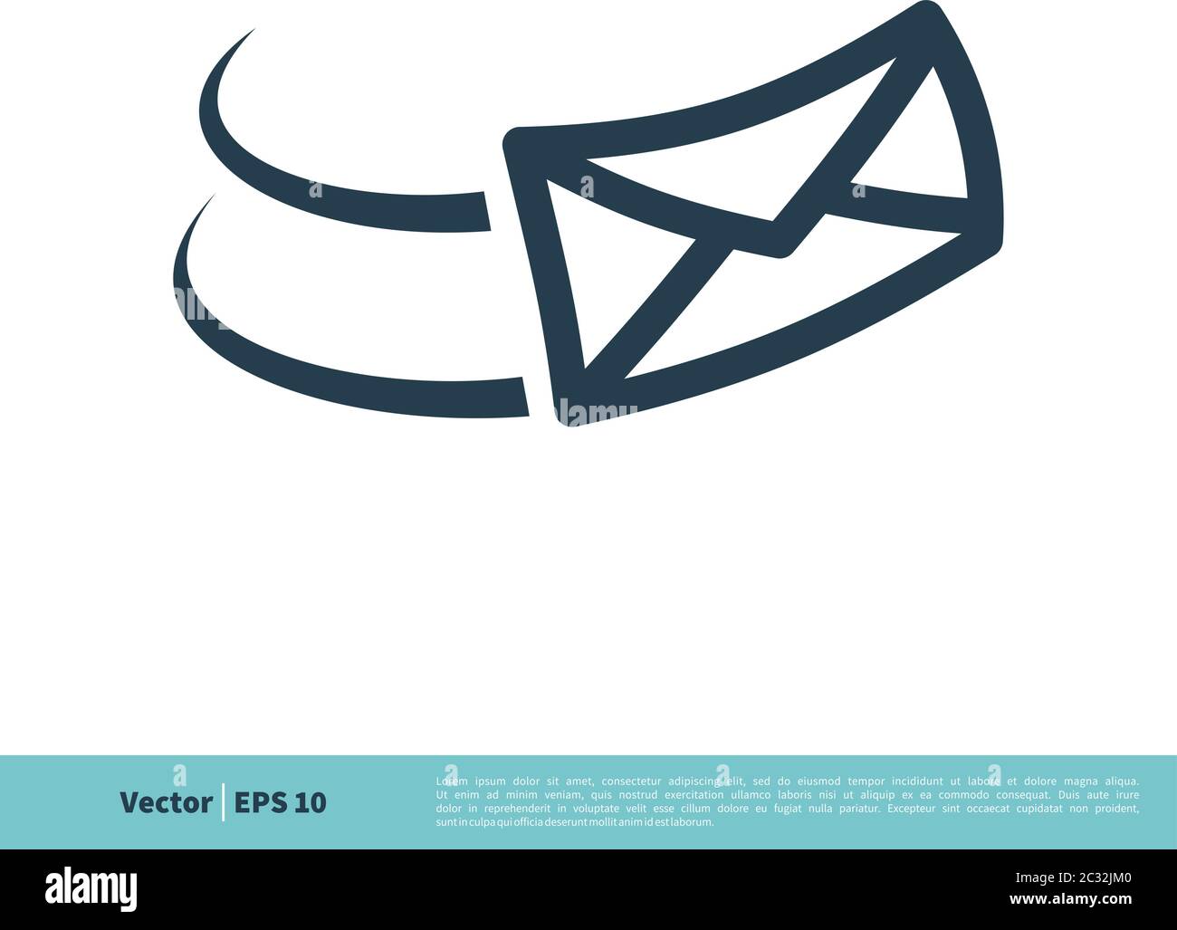 Mail / Letter Icon Vector Logo Template Illustration Design. Vector EPS 10. Stock Vector