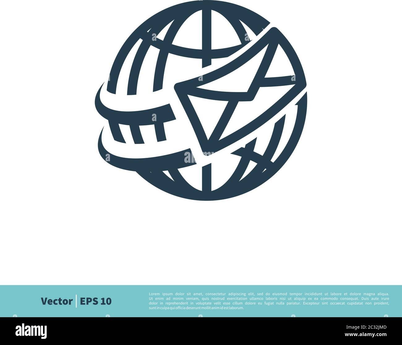Mail / Letter Icon Vector Logo Template Illustration Design. Vector EPS 10. Stock Vector