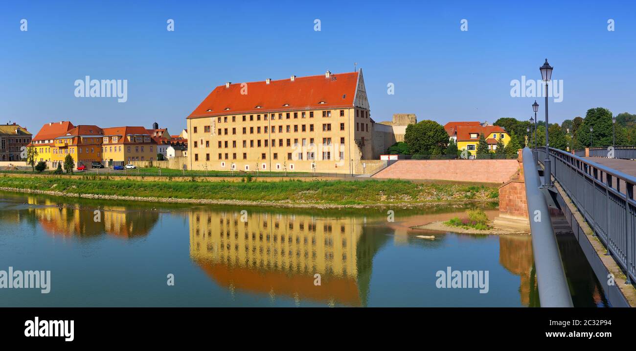 Grimma a small town in Saxony, Germany Stock Photo