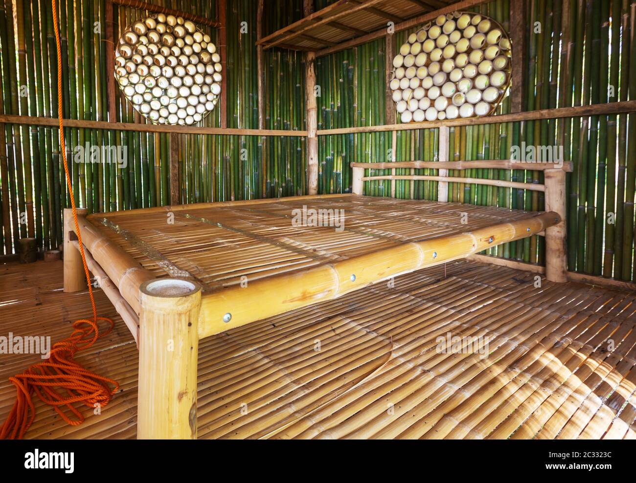 Bamboo hut Stock Photo Alamy